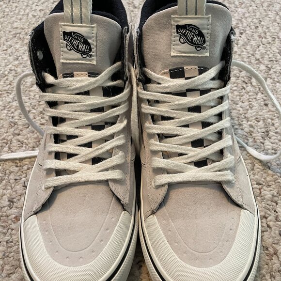 VANS Sk8-Hi MTE-2 All Weather Marshmallow Checkerboard Gum Boot Women's size 9 - Picture 8 of 8